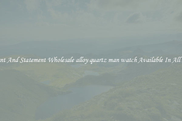 Elegant And Statement Wholesale alloy quartz man watch Available In All Styles