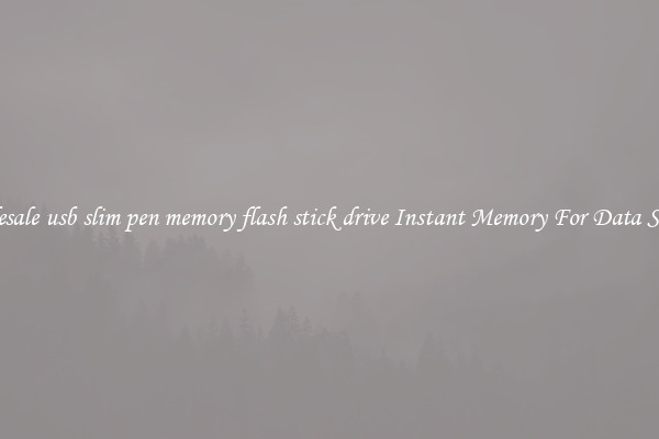 Wholesale usb slim pen memory flash stick drive Instant Memory For Data Storage