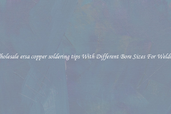 Wholesale ersa copper soldering tips With Different Bore Sizes For Welding