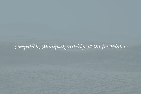 Compatible, Multipack cartridge t1281 for Printers