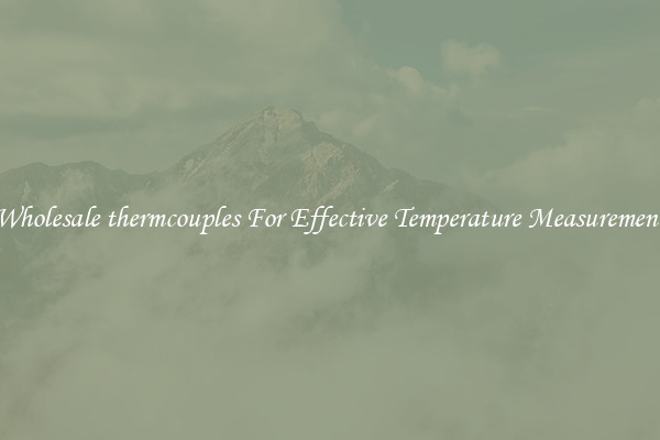Wholesale thermcouples For Effective Temperature Measurement