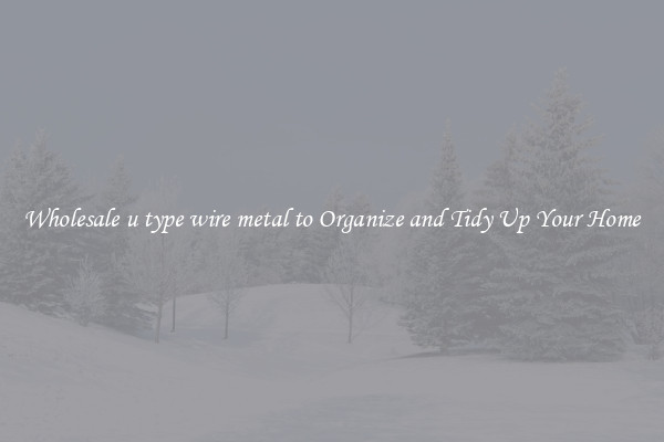 Wholesale u type wire metal to Organize and Tidy Up Your Home