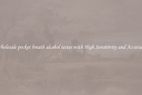 Wholesale pocket breath alcohol tester with High Sensitivity and Accuracy 